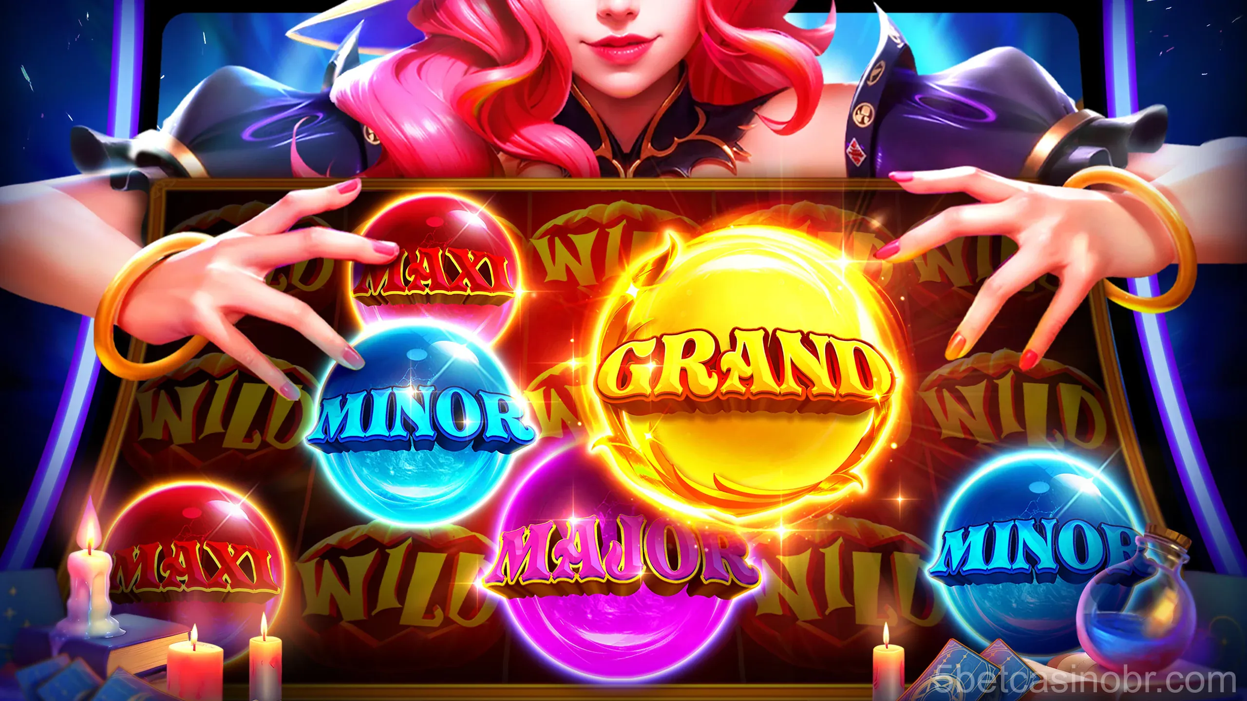 Seção de slots premium